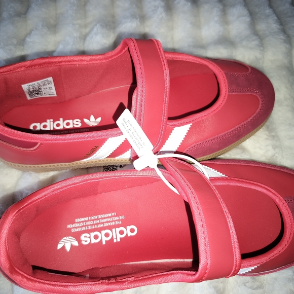 Adidas Samba Jane Women’s Mary Jane Sneakers in Red Size 9 - Picture 7 of 8